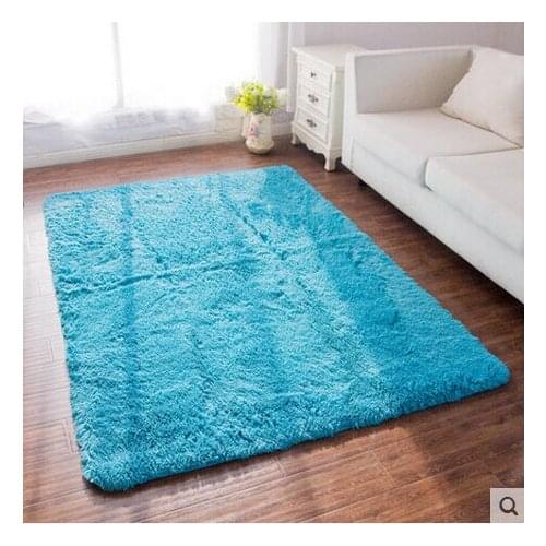 500mmx1200mmx45mm Large Carpet Plush Shaggy Soft Solid Area Rug Anti-skid Floor Mat For Bedroom Living All Room Home Supplies