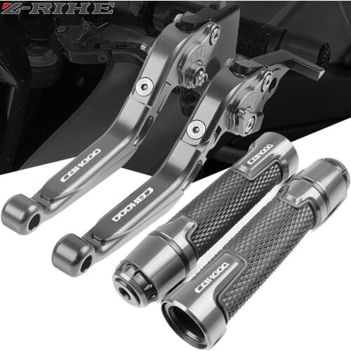 Motor CNC Brake Lever Clutch Handle Adjustable Foldable Handle Grips Set For HONDA CBF1000 CBF 1000 CBF1000A 2010 2011 2012 2013