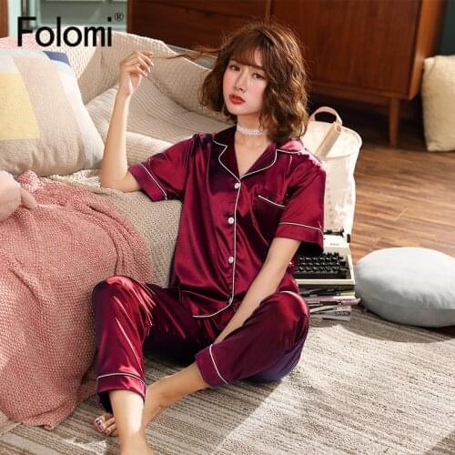 FOLOMI Women's Long Pajamas