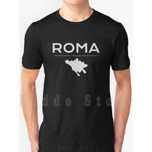 Roma Rom T Shirt Men Cotton Cotton S-6xl Roma Rom Napoli Reise Florenz Fu ? Ball Als Roma Europa Mailand Turin Calcio Inter