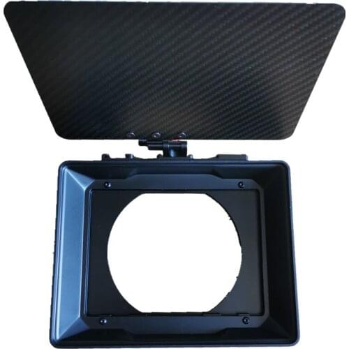 HONTOO 4*5.65 Carbon Fiber Matte box 114mm mattebox (Clamp on) Lightweight 114mm lens ring for BMPCC 4K A7 Dslr matte box