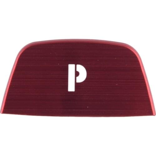 Red Gear Shift Knob P Button Cover Trim Cap Aluminum Alloy Fit For BMW 2 3 4 5 6 Series X3 X4 X5 X6 F22 F23 F30 F31 F34 F32 F33