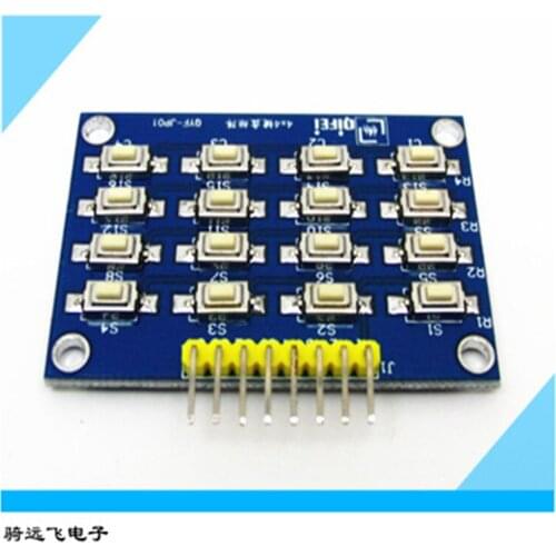 MCU development board learning board accessories 4X4 matrix keyboard module 16 patch buttons key board