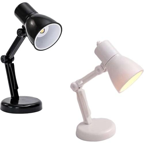 Small Book Lamp Bedroom Small Night Lamp Mini Reading Lamp Warm Light Eye Protection Table Lamp for Kids Reader