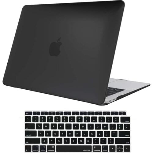 Matte Laptop Case Cvoer +keyboard Cover only For New Apple Macbook 13 Air With Retina Touch ID Model A1932-BlacK