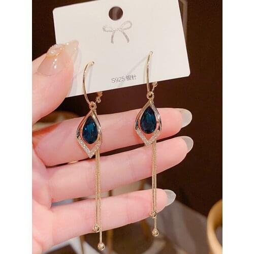 Fashion Jewelry 2021 New Trend Rhinestone Geometric Earrings Simple Retro Trend Pendant Womens Earrings Modern Jewelry