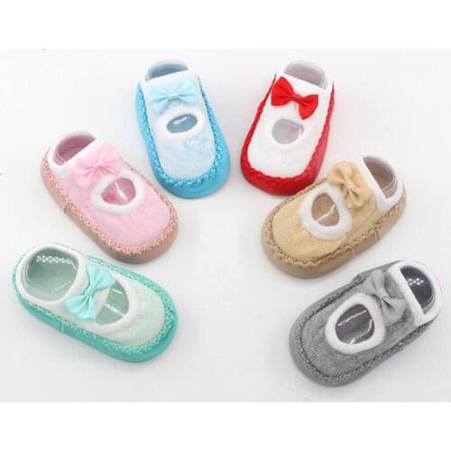 2020 New girls boys baby socks non-slip baby foot sock