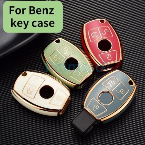New Soft TPU Car Remote Key Case Full Cover Shell Fob For Mercedes Benz A B C R G Class GLK GLA w204 W251 W463 W176