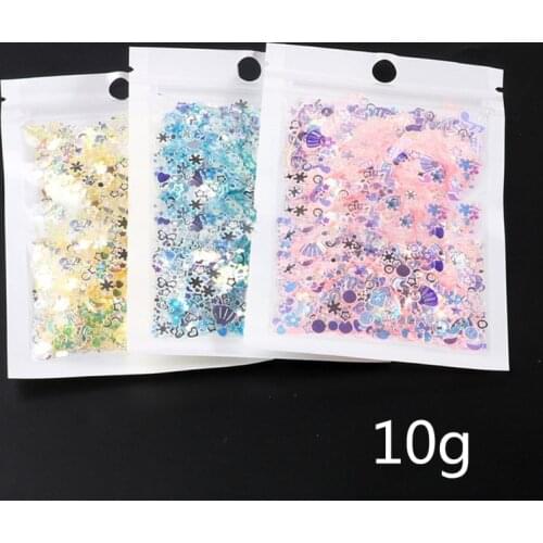 Resin Mold Filling Filler DIY Nail Art Stickers Decoration Mixed Glitter Sequins T84A