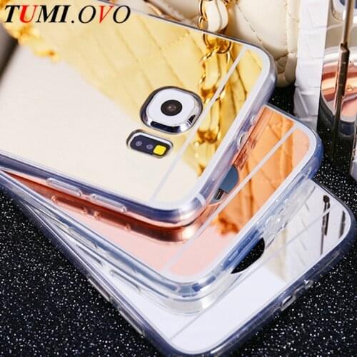 Luxury Mirror TPU Plating Phone Case for Samsung Galaxy A3 A5 A7 J2 J3 J5 J7 2016 2017 Grand Prime S8 Plus S6 S7 Edge Cases