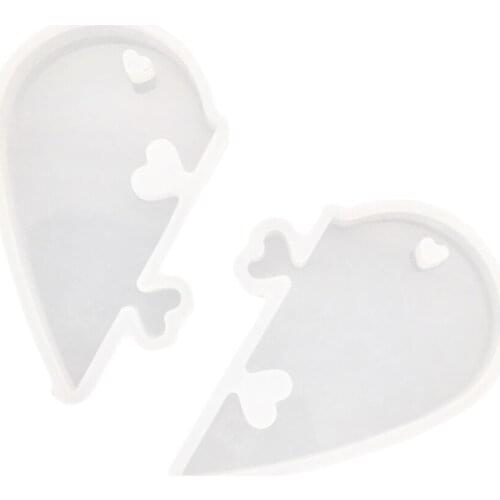 3D Heart Casting Mold Silicon Mould Resin Jewelry Making DIY Craft