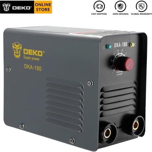 DEKO DKA-180Y 180A 6.8KVA IP21S Inverter Arc Electric Welding Machine MMA Welder for Welding Working and Electric Working