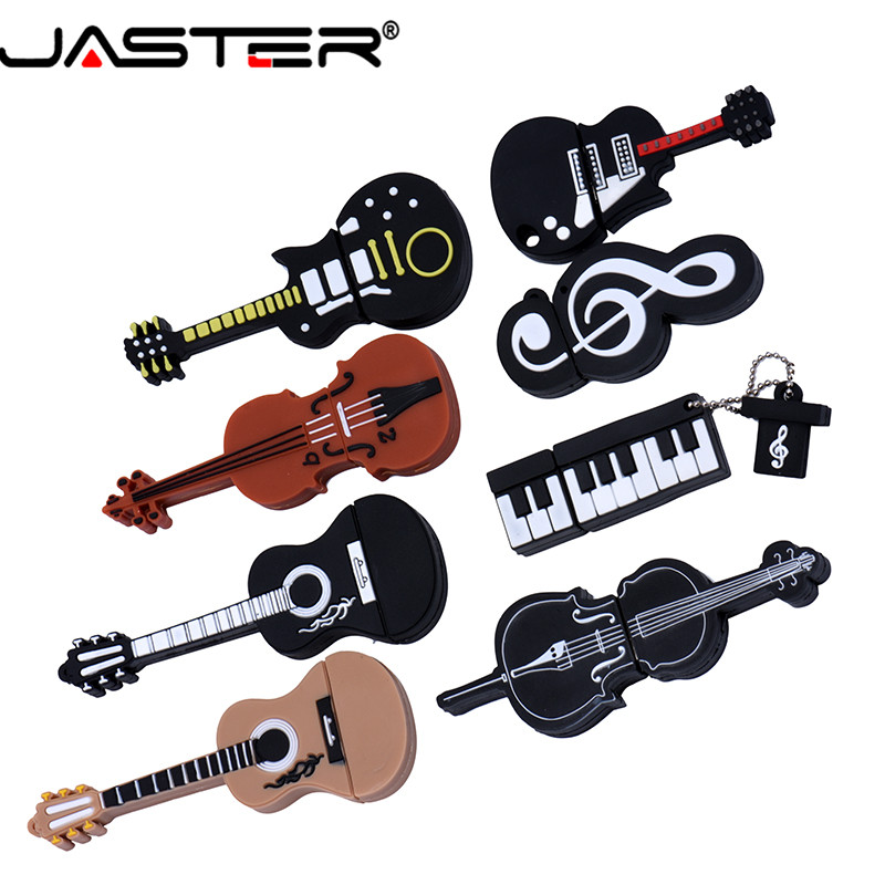 JASTER 8 styles Musical Instruments Model pendrive 4GB 16GB 32GB 64GB USB flash drive violin/piano/guitar