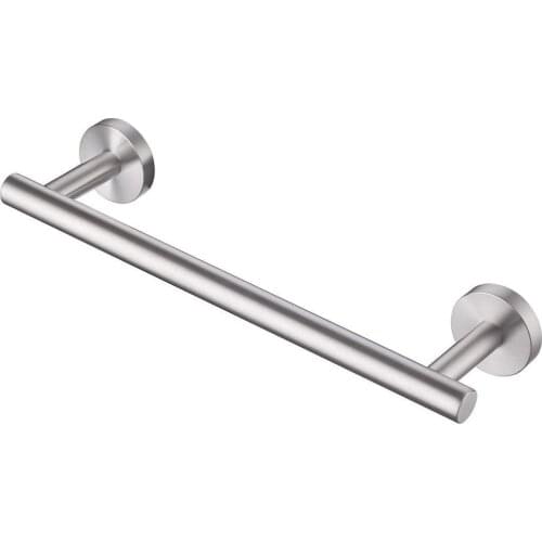 Bathroom Towel Bar Stainless Steel Single Towel Racks Hanger for Bathroom Wall Mount Bathroom Hardware Kitchen Single Shelf