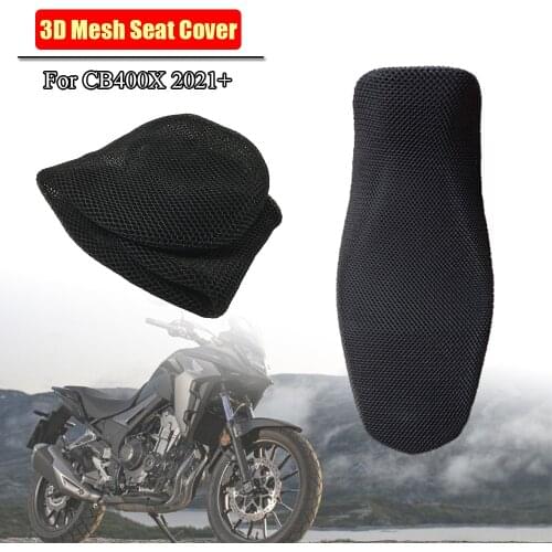 For 2021 Honda CB400X CB 400X Rear Seat Cowl Cover Waterproof Insulation Net 3D Mesh Net Protector Motorcycle Accessories