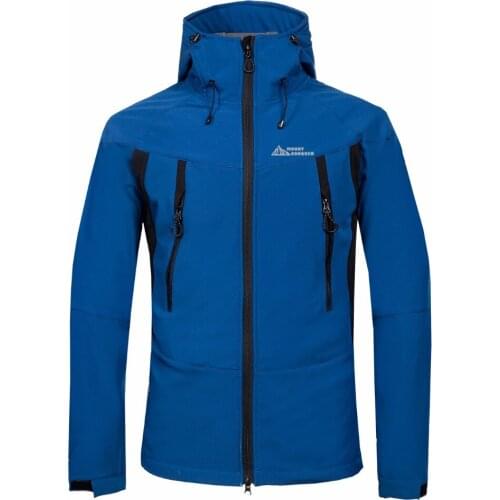 Winter Mens Warm Jacket Men Outdoor Sport Camping Cycling Softshell Fleece Windbreaker Autumn Windproof Waterproof Hiking Coat