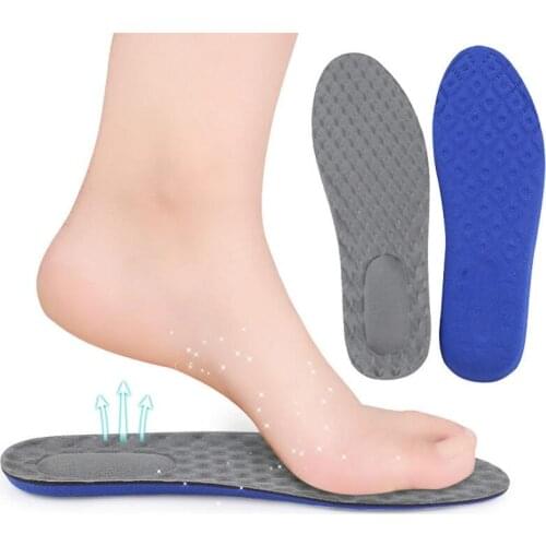 1Pair Stretch Cotton Sports Insole For Man And Woman Shock Absorber Insole Basketball Soft Bottom Cushioning
