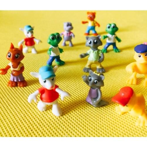 10 Pcs/cute cats dogs frogs/miniatures animals/lovely/fairy garden gnome/terrarium home table decor/cute figurine/diy supplies