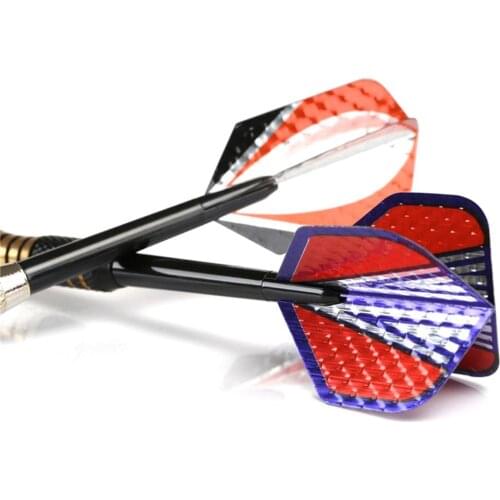2021 15/30 PCS Darts Accessories Reflective Print Laser Dart Wing Darts Flights For Hunting PVC Nice Dart Flights