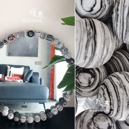 40mm Decor Painting Ball Black Halo Miyakes Style Designer Accessories DIY Party Decor Dolls Handicrafts Photo Props