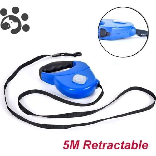 5M Automatic Retractable Dog Leash for Walking Training Durable Traction Rope Dog Leashes for Large Small Dog Product MP0020
