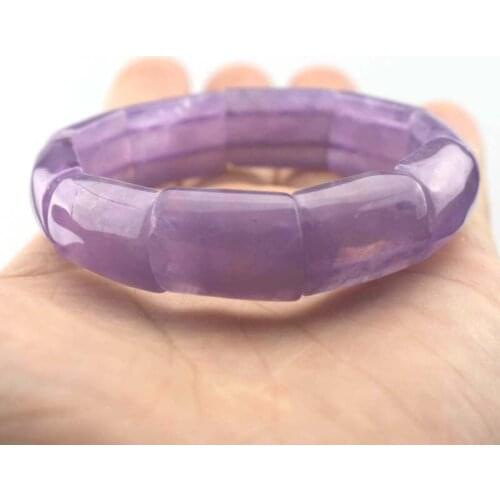 Natural amethysts stone bracelet DIY jewelry bracelet for woman birthstone of Sagittarius , Aquarius wholesale