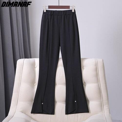 DIMANAF Women's Trousers Harem Pants