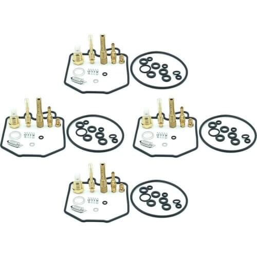 For Honda Goldwing 1100 GL1100 GL 1980 -1983 Carburetor Repair Kit Chamber Seals Gaskets Float Vavle Main Slow Jet O-ring 4 Sets