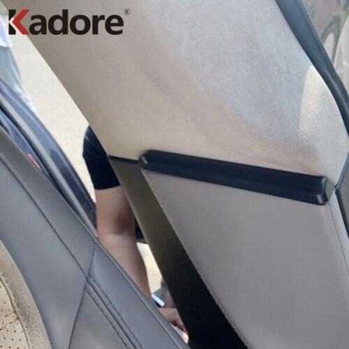 For Tesla MODEL S 2017-2019 Carbon Fiber Car Door Decoration Moulding Cover Trim Strip Protection Stickers Interior Accessories