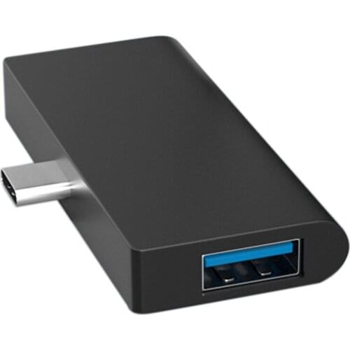 Type C to USB Docking Station with PD Power Supply USB3.0 HUB Driverless Laptop with 2 USB3.0 Ports 1 PD Port