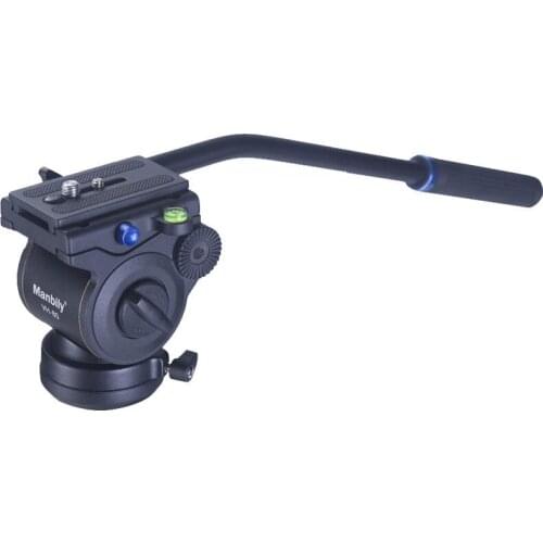 Manbily Video Fluid Pan Head Pro Damping Hydraulic Panoramic Tripod Head for DSLR Cameras Video Camcorders Shooting Filming