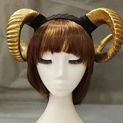 Gothic Lolita Cosplay Costume Accessories Headwear Prop Halloween Party Demon Evil Hairband Cosplay Gift For Girl Dropshipping