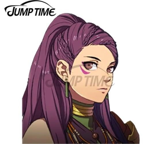 JumpTime 13 x 10.6 cm Anime Adult Petra Timeskip Fire Emblem Three Houses Decal Windshield Car Stickers Motorcycle Decoration