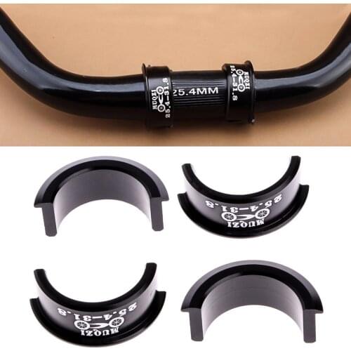 Aluminum Alloy Bicycle Handlebar Conversion Sheet 25.4 to 31.8 mm Installation Aperture Adjust Transformer Road Bike Fixed Gear