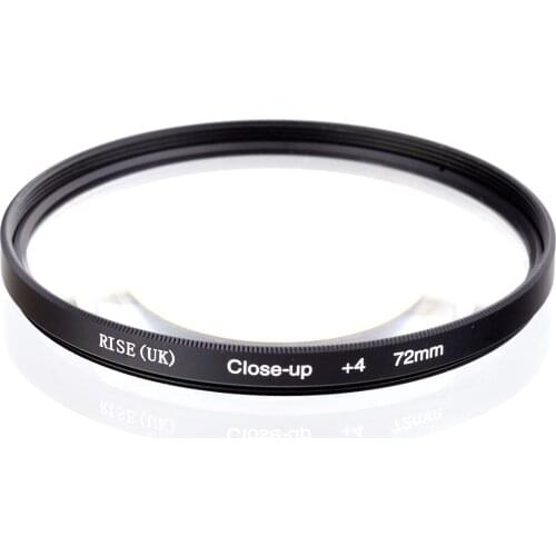 RISE(UK) 72mm Macro Close-Up +4 Close Up Filter for All DSLR digital cameras 72MM LENS
