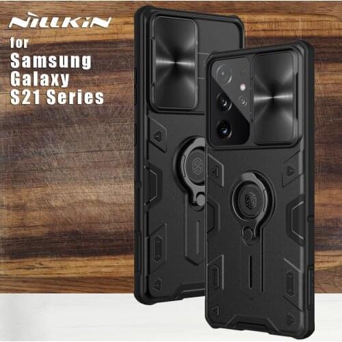 Nillkin For Samsung Galaxy S21 Ultra 5G case Armor Lens Camera Protection Protective case Back Cover For Samsung S21 Plus