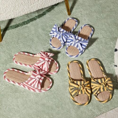 Xiaomi 2021 new womens elegant bow home slippers cute fashion breathable comfort 3 colors womens slipper xiaomi home slippers