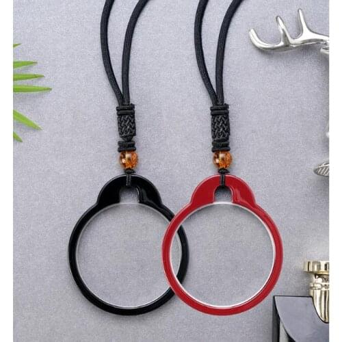 ZAOLIHU Design Convenient Women Reading Glasses Round Hang Neck Men Optical Frame Eyewear Black Red Old People Reading Eyewear