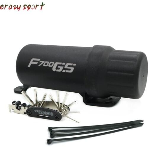 Waterproof Tube Gloves Storage Locker Box For BMW F700GS F800GS F 700GS 800GS F700 F800 GS Universal Off-Road With 1 tool