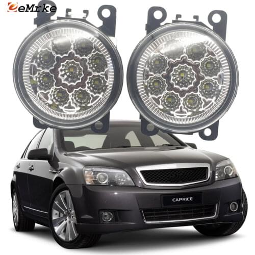 2PCS Car Styling 9-Pieces LED Fog Light Lamp for Daewoo Veritas 2008 2009 2010 Fog Lights H11 12V DRL
