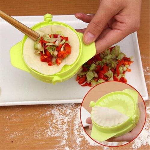 2021 Kitchen Tool Dumpling Jiaozi Maker Device Easy DIY Dumpling Mold Dumpling Wrapper Cutter Making Machine Cooking Pastry Tool