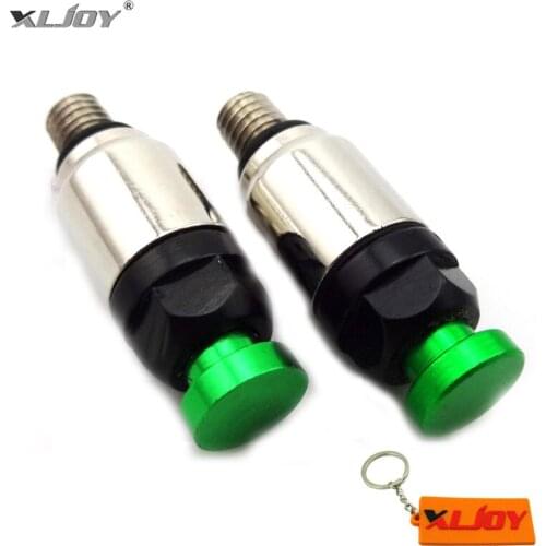 5x0.8mm Front Fork Green Air Bleeder Valves For KLX 140L 300 400SR 400R 450R 650R KDX 200 220 250 Dirt Motor Bike Motocross