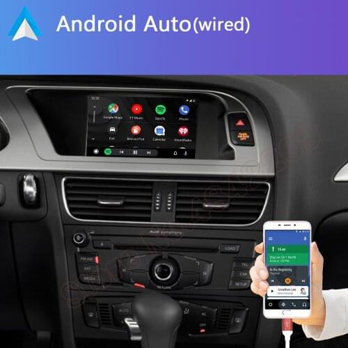 Car OEM Screen Upgrade Decoder Box MuItimedia Interface CarPlay Android Retrofit Kit Without MMI For Audi A5 S5 2009-2016