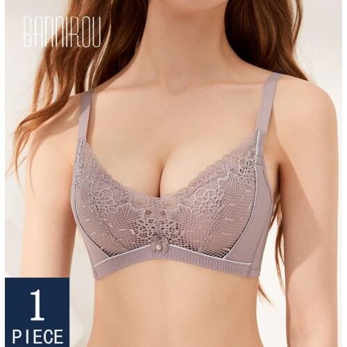 BANNIROU Young Woman Bras Push Up Bralette Female Cure Breathable Lingerie High Quality Underwear For Woman Bras Free Shipping