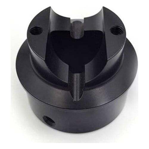 Black anodized cnc lathe machining aluminium parts