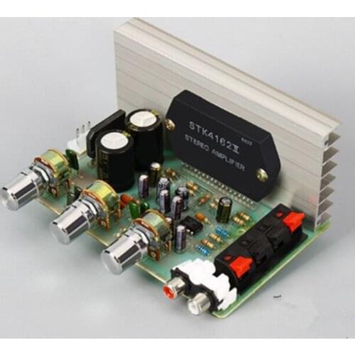 Double AC15-18V 50W+50W 2.0 channel STK4162 4102 4122 4132 4182 series audio power amplifier board