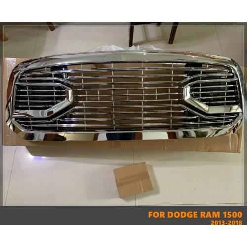 Good Quality ABS Front Middle Grill Racing Grills Full High Quality Chrome Fit For Dodge Ram 1500 2013-2018