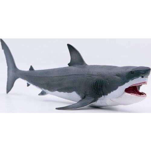 CollectA Prehistoric Animals Ocean Megalodon with Movable Jaw Deluxe 1: 60 Scale Plastic PVC Figure Model #88887
