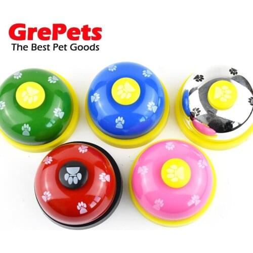 Pet training bell dog paw print bell ring device pet trainer cat bell ring device pet toys dog accessories #356 dog toys