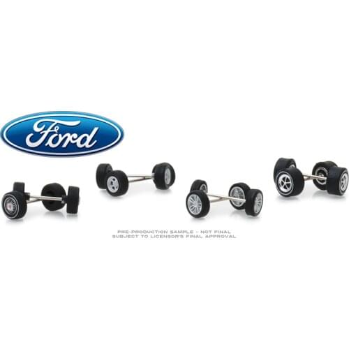 GreenLight 1:64 Ford Wheel Tire Pack -16 Wheels Alloy model car Metal toys for childen kids diecast gift